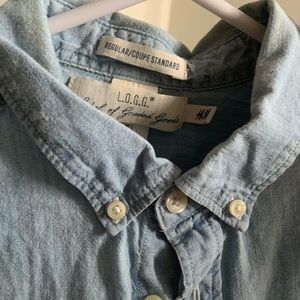 Light denim pullover